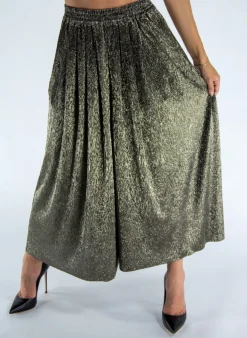 ISABEL MARANT Pantaloni<GONNA A PANTALONE NOTILDE Giallo, Nero, Verde