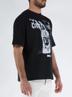 DOMREBEL T-Shirt<HUN T-SHIRT Nero