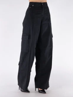 HAIKURE Jeans<JEANS BETHANY CARGO Nero