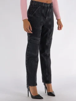 AGOLDE Jeans<JEANS COOPPER CARGO IN PANTHER DENIM Nero
