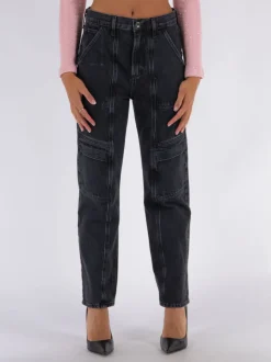 AGOLDE Jeans<JEANS COOPPER CARGO IN PANTHER DENIM Nero