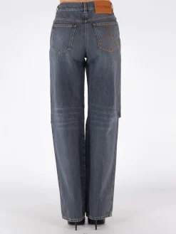 JW ANDERSON Jeans<JEANS CUT OUT Grigio