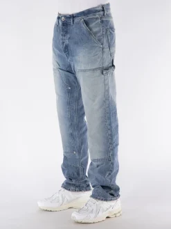 PURPLE BRAND Jeans<JEANS DENIM P015 CARPENTER Azzurro