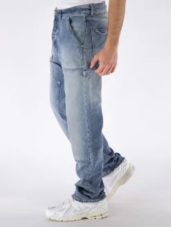 PURPLE BRAND Jeans<JEANS DENIM P015 CARPENTER Azzurro