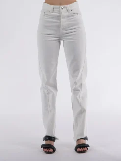 LANVIN Jeans<JEANS DENIM TWISTED Bianco