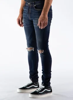 Jeans<JEANS DESTROYER DENIM Blu
