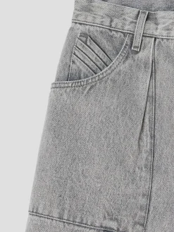 THE ATTICO Jeans<JEANS EFFIE LONG Grigio