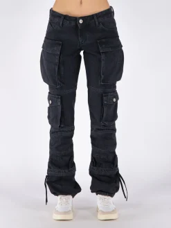 THE ATTICO Jeans<JEANS ESSIE LONG Nero