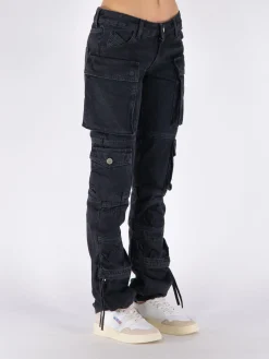 THE ATTICO Jeans<JEANS ESSIE LONG Nero