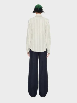 OFF-WHITE Jeans<JEANS FLARE 90S LOGO Blu