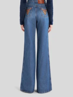 ETRO Jeans<JEANS FLARED Azzurro