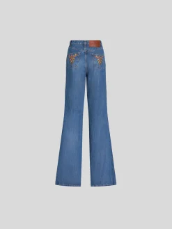 ETRO Jeans<JEANS FLARED Azzurro