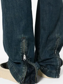 MM6 MAISON MARGIELA Jeans<JEANS IN DENIM A GAMBA DRITTA Verde