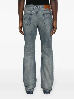 RHUDE Jeans<JEANS IN DENIM BEACH BUM Grigio