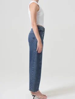 AGOLDE Jeans<JEANS LUNA PIECED IN CONTROL Blu