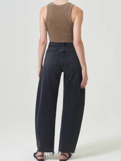 AGOLDE Jeans<JEANS LUNA PIECED IN POSSES Nero