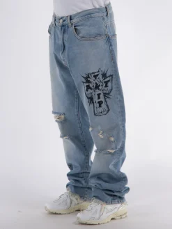 ARIES Jeans<JEANS METAL TRIP BATTEN Blu