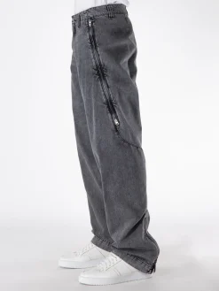 MM6 MAISON MARGIELA Jeans<JEANS MID RISE STRAIGHT LEG Grigio