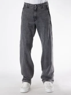 MM6 MAISON MARGIELA Jeans<JEANS MID RISE STRAIGHT LEG Grigio