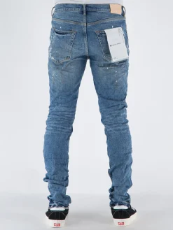 PURPLE DENIM Jeans<JEANS P001 Azzurro