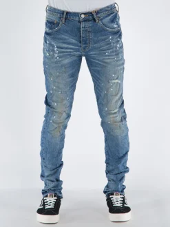 PURPLE DENIM Jeans<JEANS P001 Azzurro
