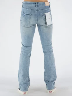 PURPLE DENIM Jeans<JEANS P004 Azzurro, Bianco, Blu