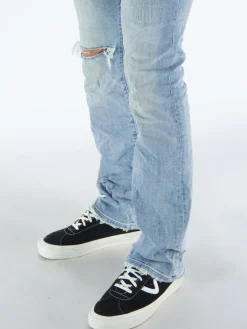 PURPLE DENIM Jeans<JEANS P004 Azzurro, Bianco, Blu