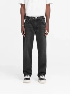 Jeans<JEANS R2 STRAIGHT LEG DENIM Nero