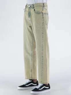 ÉTUDES Jeans<JEANS SIDE DENIM OVERDYED Giallo