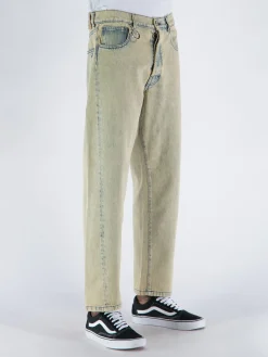 ÉTUDES Jeans<JEANS SIDE DENIM OVERDYED Giallo