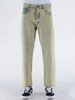 ÉTUDES Jeans<JEANS SIDE DENIM OVERDYED Giallo