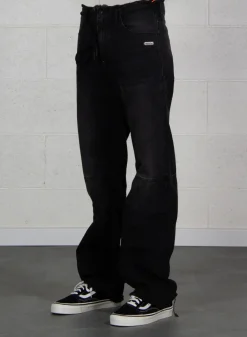 Pantaloni<JEANS STRAIGHT LEG PANT Grigio