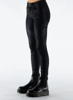 Jeans<JEANS VICTORIA SKINNY CROP Nero
