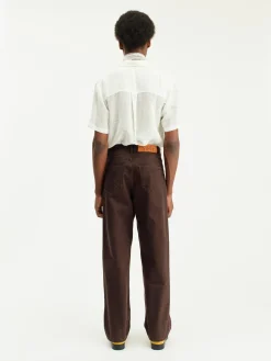 SÉFR Jeans<JEANS WIDE CUT Marrone