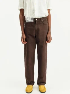 SÉFR Jeans<JEANS WIDE CUT Marrone