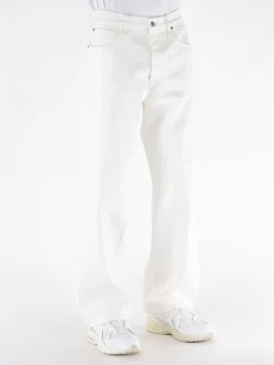 SUNFLOWER Jeans<JEANS WIDE TWIST Bianco