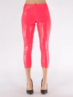 JUNYA WATANABE Pantaloni<LEGGINGS 7/8 LUCIDO Fuxia