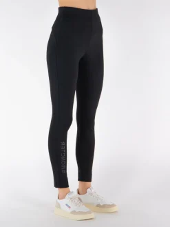MONCLER GRENOBLE Pantaloni<LEGGINGS IN JERSEY Nero