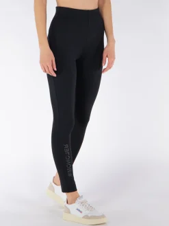 MONCLER GRENOBLE Pantaloni<LEGGINGS IN JERSEY Nero