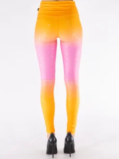 GOLDBERGH Pantaloni<LEGGINS EXERCISE Arancione, Rosa
