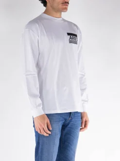 ARIES T-Shirt<MAGLIA GIROCOLLO ML CREDIT CARD Bianco, Nero