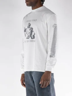 ARIES T-Shirt<MAGLIA ML TIME MACHINE Bianco, Grigio