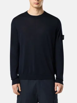 STONE ISLAND Felpe<MAGLIONE GIROCOLLO GHOST Blu