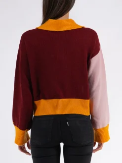 MARNI Polo<MAGLIONE POLO IN CASHMERE Arancione, Rosa, Rosso