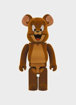 MEDICOM Accessori Decorativi<TOY BEARBRICK 1000% JERRY FLOCKY Marrone