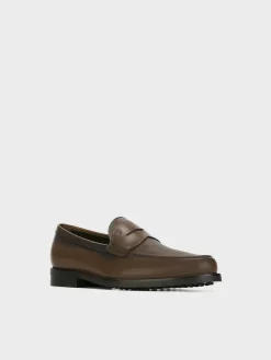 TOD'S Mocassini<MOCASSINO FORMALE GOMMA Marrone