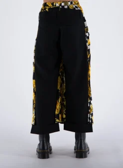 JUNYA WATANABE Pantaloni<PANTALONE Bianco, Giallo, Nero