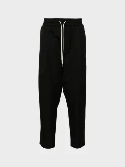 DRÔLE DE MONSIEUR Pantaloni<PANTALONE CROPPED Nero