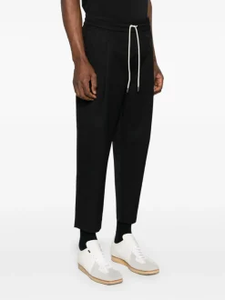 DRÔLE DE MONSIEUR Pantaloni<PANTALONE CROPPED Nero