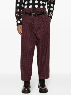 VIVIENNE WESTWOOD. Pantaloni<PANTALONE ALIEN Nero, Rosso